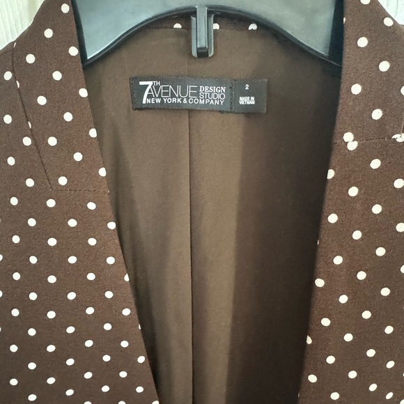 NY & Co Polka Dot Women's Blazer - Picture 3 of 3